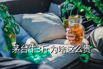 茅臺牛3斤為啥這么貴