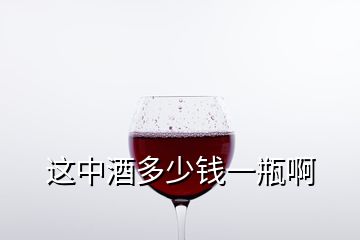 這中酒多少錢一瓶啊