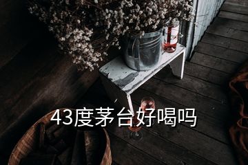 43度茅臺好喝嗎