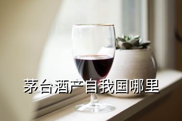 茅臺(tái)酒產(chǎn)自我國哪里