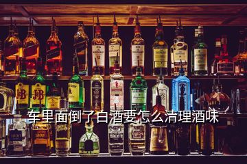 車里面倒了白酒要怎么清理酒味