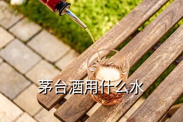 茅臺(tái)酒用什么水