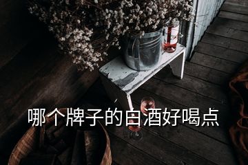 哪個(gè)牌子的白酒好喝點(diǎn)