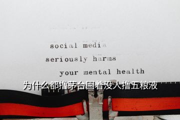 為什么都擼茅臺囤著沒人擼五糧液