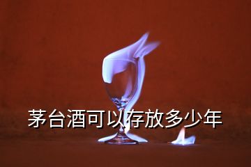 茅臺(tái)酒可以存放多少年