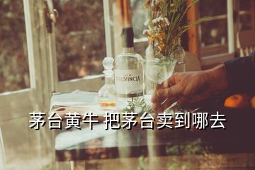 茅臺黃牛 把茅臺賣到哪去