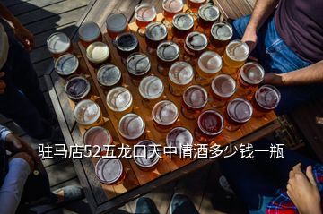 駐馬店52五龍口天中情酒多少錢(qián)一瓶