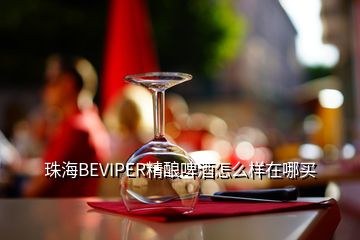 珠海BEVIPER精釀啤酒怎么樣在哪買