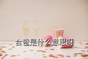 合巹是什么意思呀