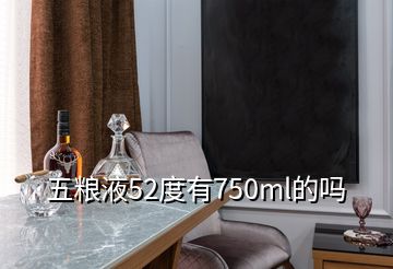 五糧液52度有750ml的嗎