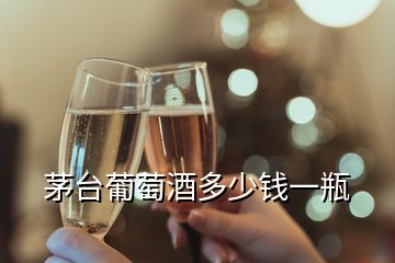 茅臺(tái)葡萄酒多少錢一瓶