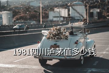 1981四川瀘茅值多少錢