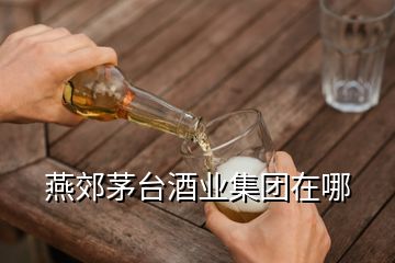 燕郊茅臺酒業(yè)集團(tuán)在哪