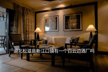湖北松滋縣新江口鎮(zhèn)有一個白云邊酒廠嗎