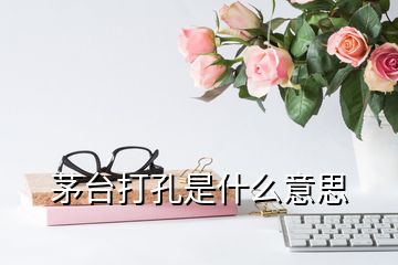 茅臺(tái)打孔是什么意思