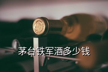 茅臺鐵軍酒多少錢