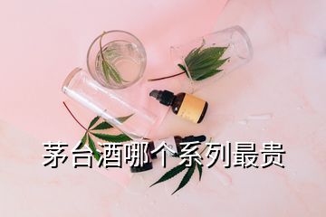 茅臺酒哪個系列最貴