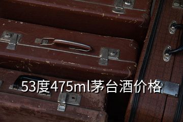 53度475ml茅臺(tái)酒價(jià)格