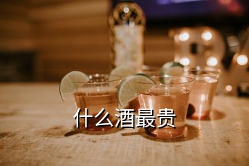 什么酒最貴