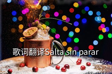 歌詞翻譯Salta sin parar