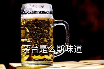 茅臺(tái)是么斯味道