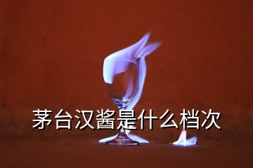 茅臺(tái)漢醬是什么檔次