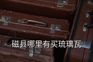 磁縣哪里有買琉璃瓦
