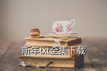 斯年txt全集下載