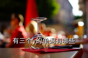 有三個(gè)y的單詞有哪些