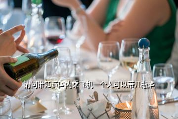 請問誰知道國內(nèi)乘飛機(jī)一個人可以帶幾瓶酒