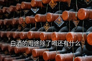 白酒的用途除了喝還有什么