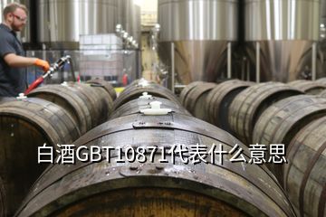 白酒GBT10871代表什么意思