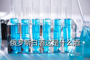 俄羅斯白酒這是什么酒