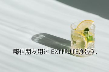 哪位朋友用過 EXTITUTE凈膚乳