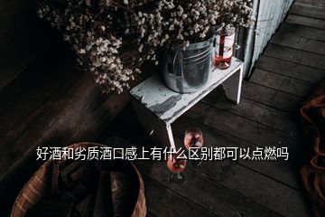 好酒和劣質(zhì)酒口感上有什么區(qū)別都可以點(diǎn)燃嗎