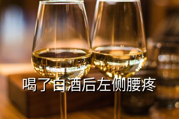 喝了白酒后左側(cè)腰疼