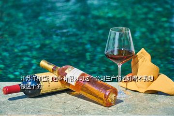 江蘇洋和國(guó)河酒業(yè)有限公司這個(gè)公司生產(chǎn)的酒好喝不我想做這個(gè)的