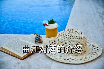 曲江對(duì)酒的介紹