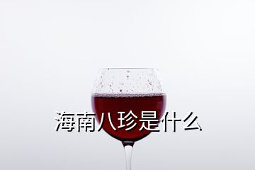 海南八珍是什么