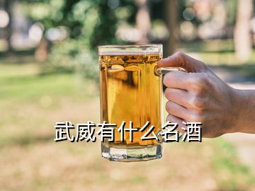 武威有什么名酒