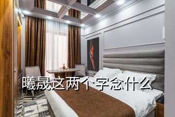 曦晟這兩個(gè)字念什么