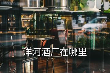 洋河酒廠在哪里