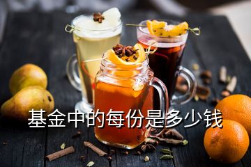 基金中的每份是多少錢(qián)