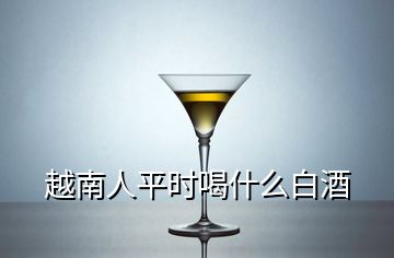 越南人平時喝什么白酒