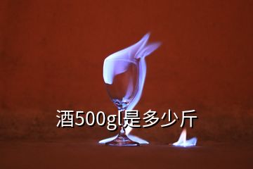 酒500gl是多少斤