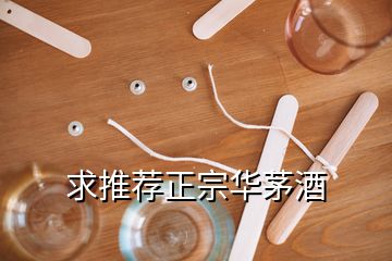 求推薦正宗華茅酒