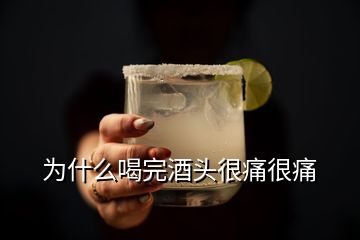 為什么喝完酒頭很痛很痛