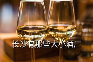 長(zhǎng)沙有那些大小酒廠