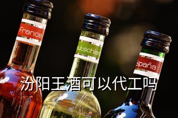 汾陽王酒可以代工嗎