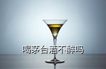 喝茅臺酒不醉嗎